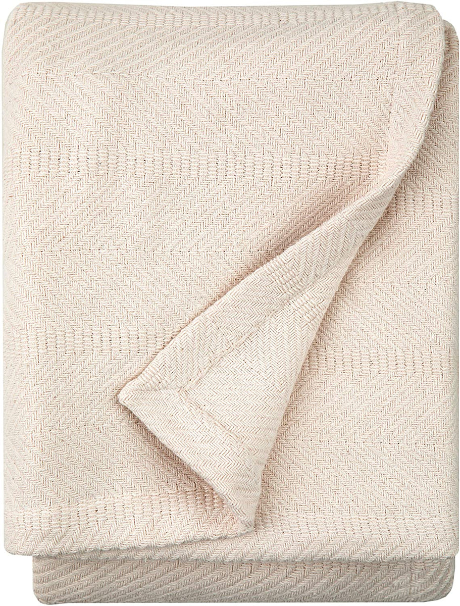 Sticky Toffee Woven Cotton Lightweight Throw Blanket 60 x 50 Sticky Toffee Textiles