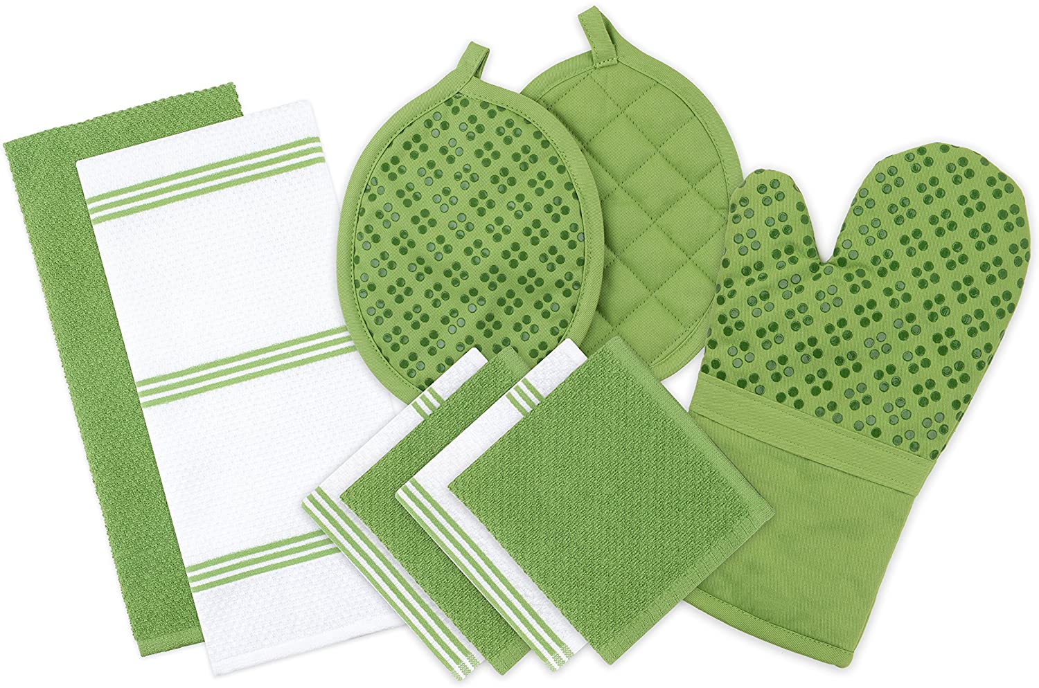 Mabelle Home Collection 3 pk Pot Holder, Kitchen Towels, Chicken Cookie  Cutter
