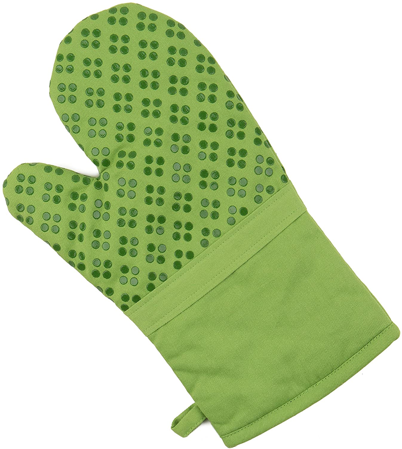 Hunter Green Heavy Quilted Terrycloth Oven Mitt