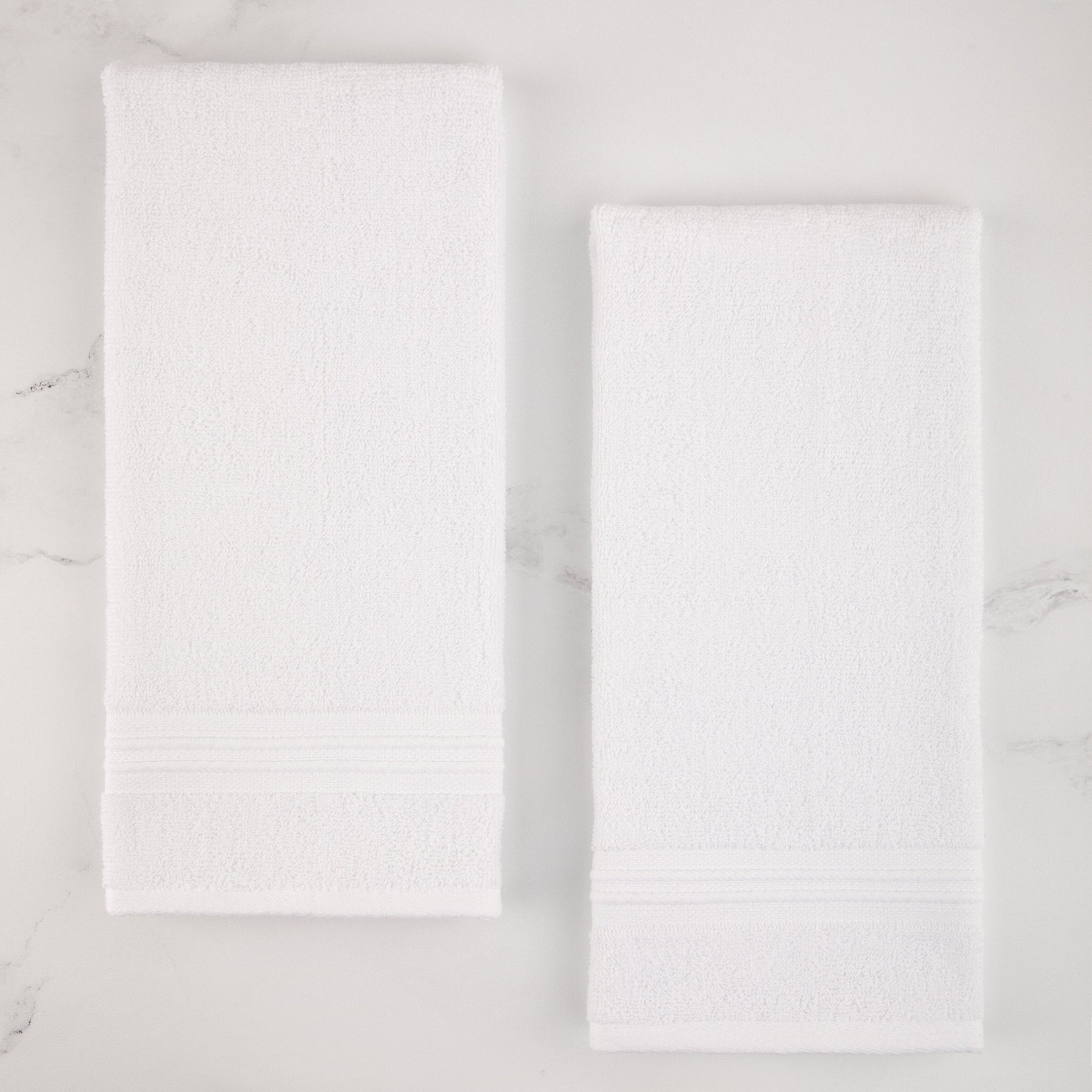 Sticky Toffee Hand Towels for Bathroom Set of 2, 100% Cotton