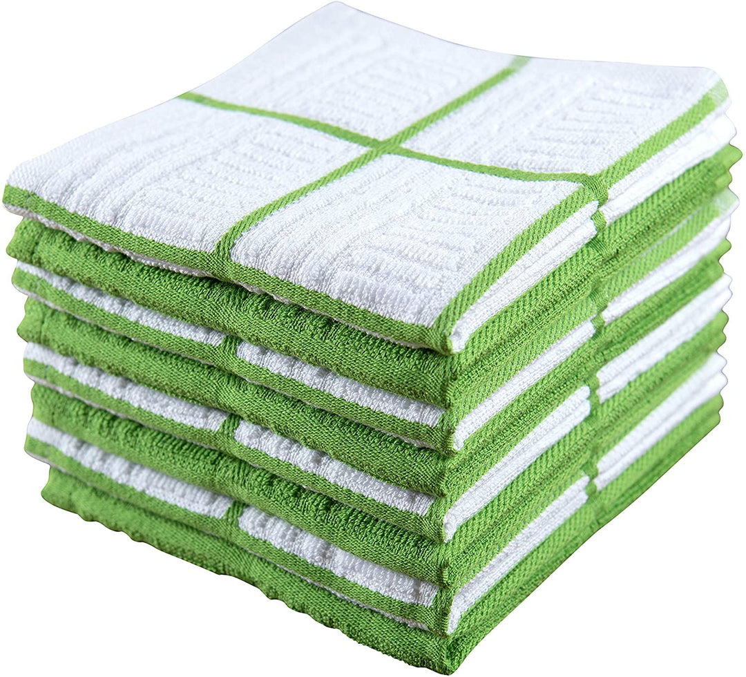 7-Piece Kitchen Towel Set In Navy Blue - Includes Quilted Pot Holders, Oven Mitt, Dish Towel, Drying Mat & Microfiber Cloths - View #4