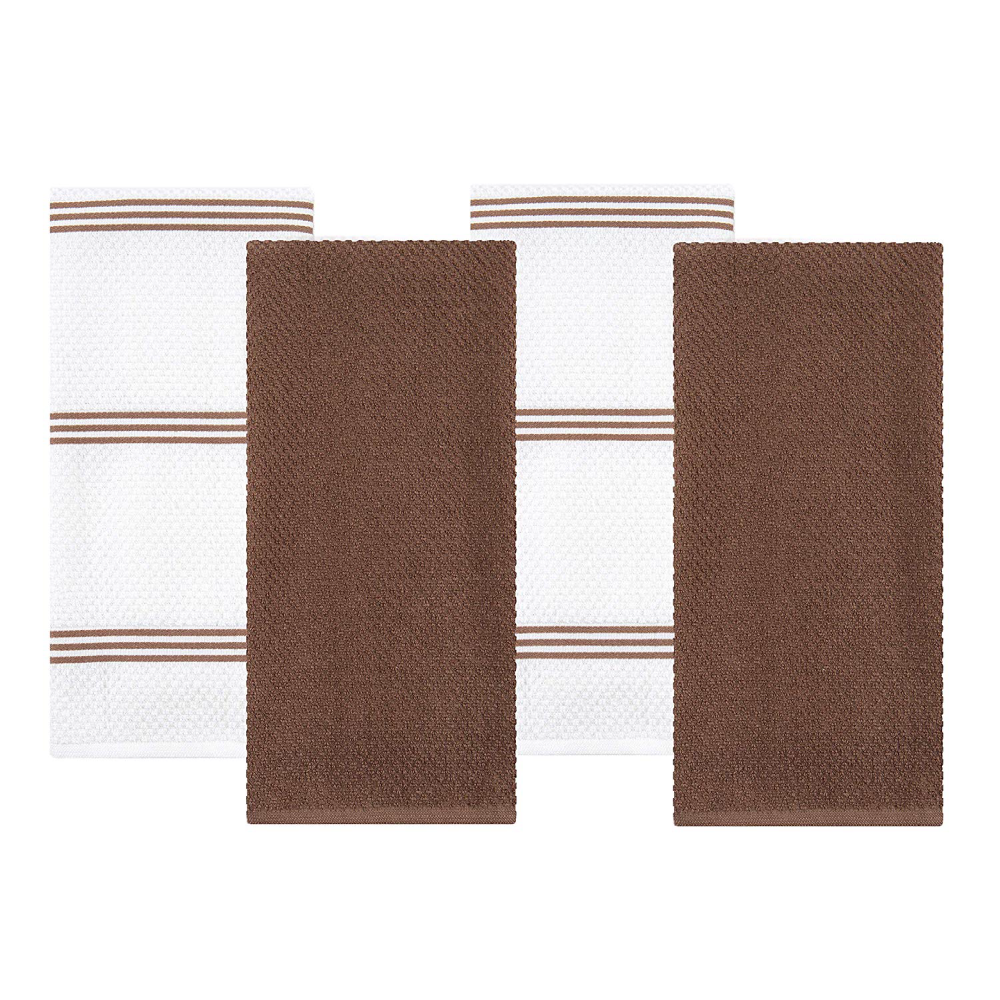 Brown discount kitchen towels